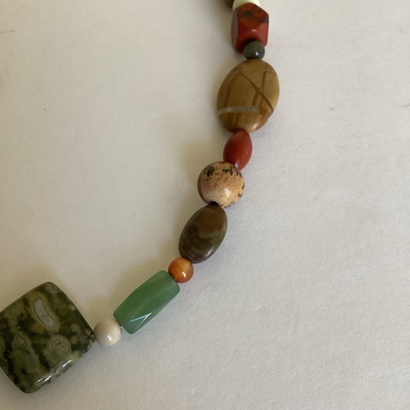 Jay King Mine Finds Multi Color Gemstone Necklace 925 Clasp - Picture 3 of 16